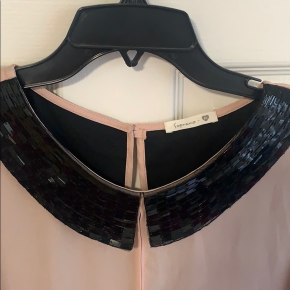 Blush chiffon tank. - Picture 2 of 3